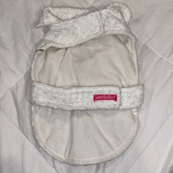 White Smoochie Pooch pet sweater size Small - Picture 2 of 2
